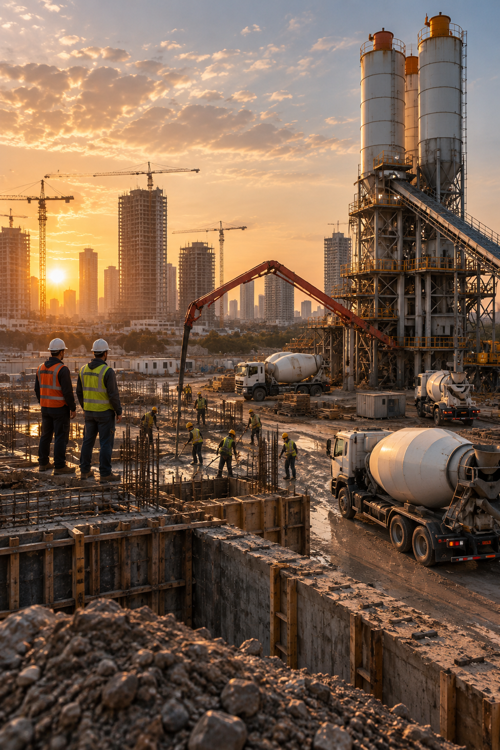 Illustrative construction scene supplied by SOLIDEX
